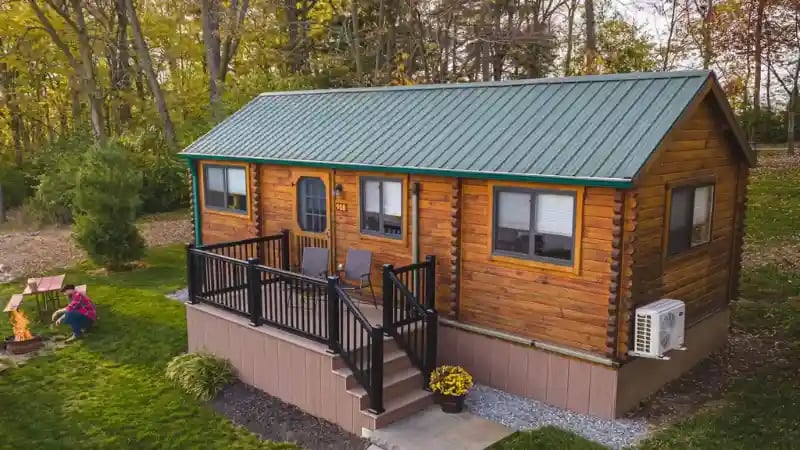 Rancher Log Cabin