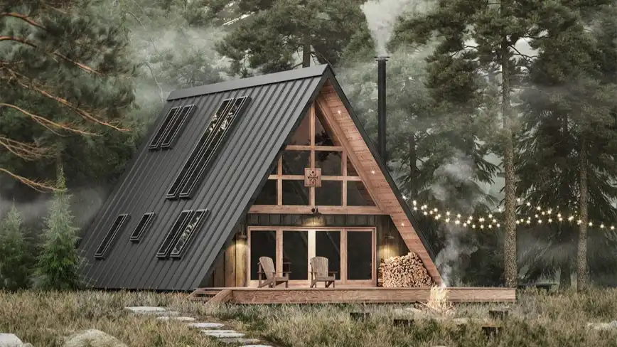 ayfraym prefab a-frame cabin